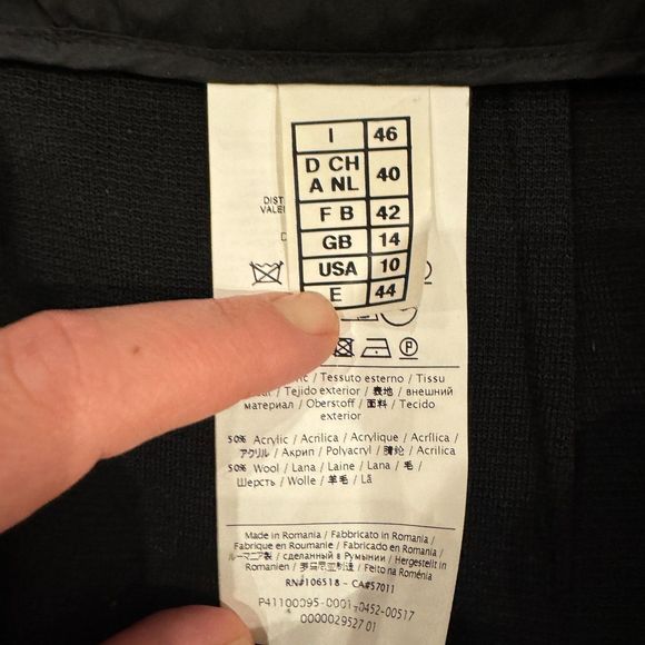 NWT* Missoni Fit & Flare Tulip Knit Dress in Black - Women's 10 (EU 46) - Picture 8 of 11